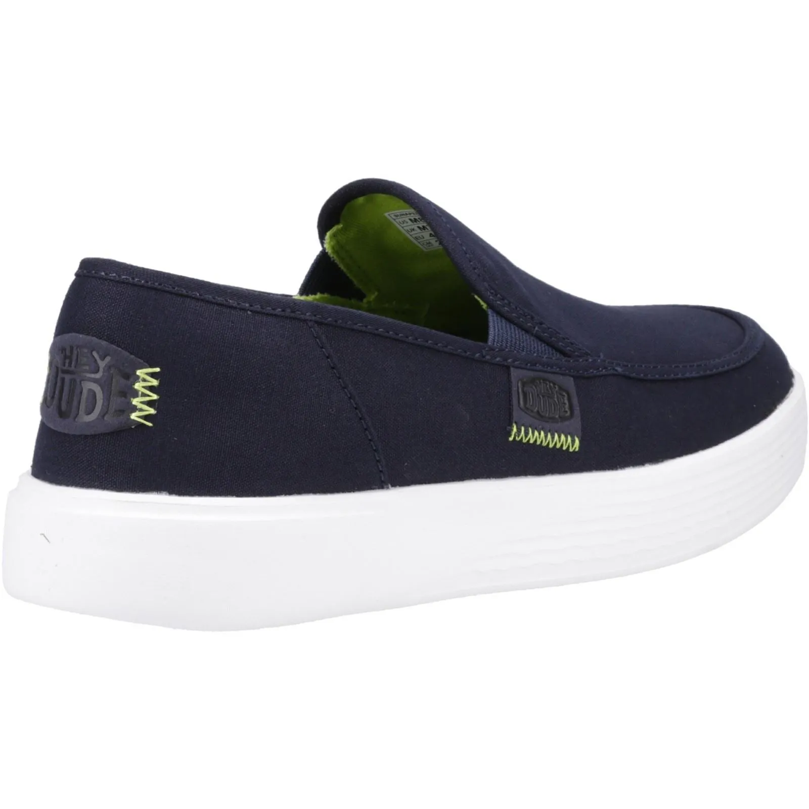 HEYDUDE Men Classic Slip On Shoes - Sunapee Canvas in 3 Colours, 7-12 - G41093