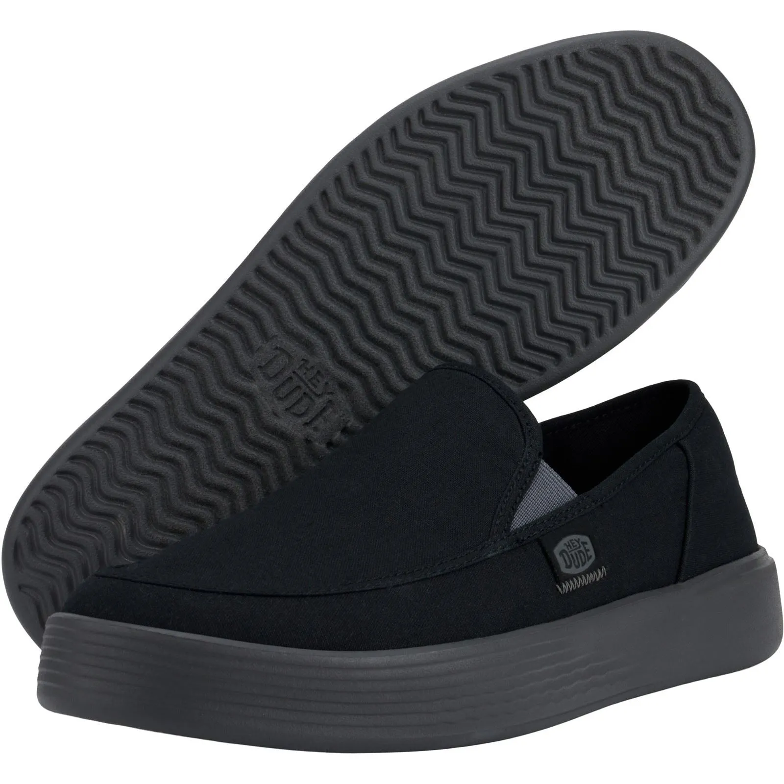 HEYDUDE Men Classic Slip On Shoes - Sunapee Canvas in 3 Colours, 7-12 - G41093
