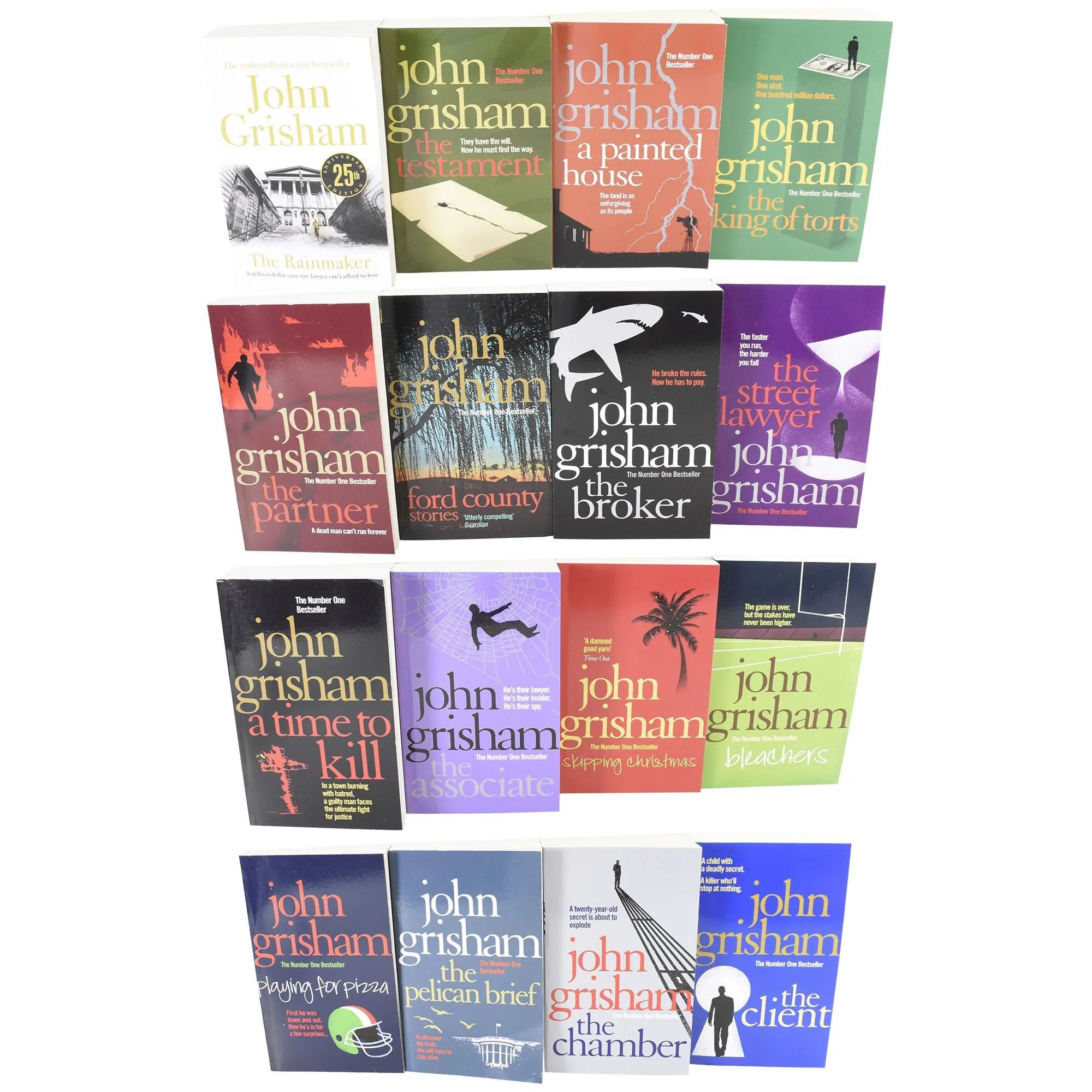 John Grisham Collection 16 Books Set - Adult - Paperback