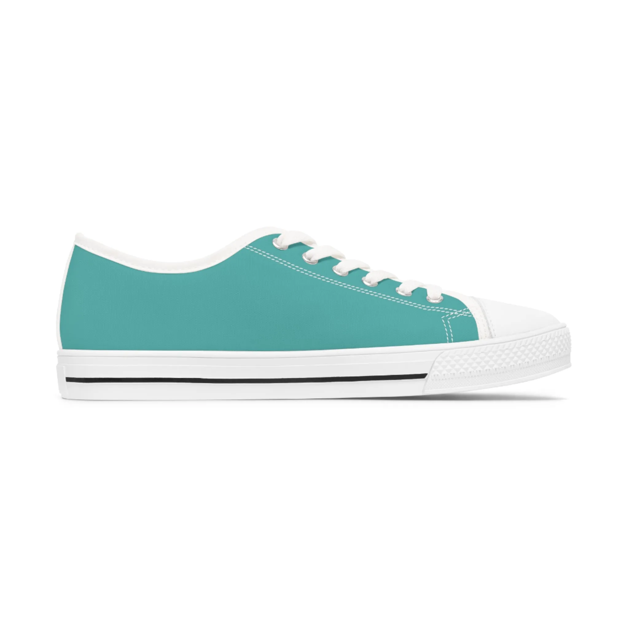 Medium Teal Women's Low Top Sneakers