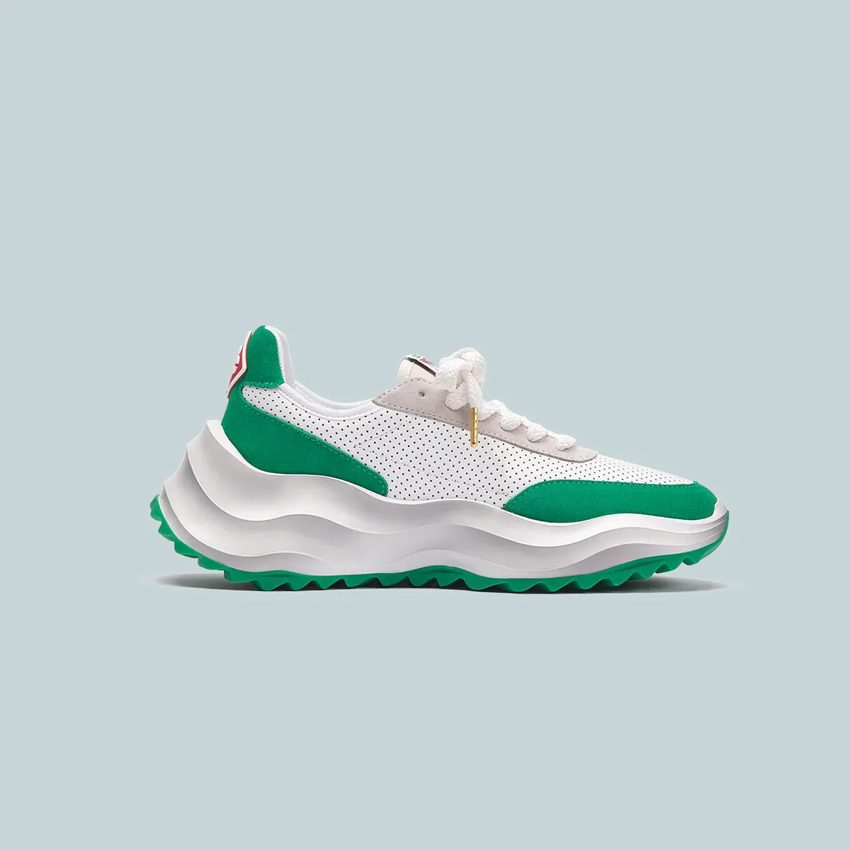 Men's Atlantis Sneaker White/Green