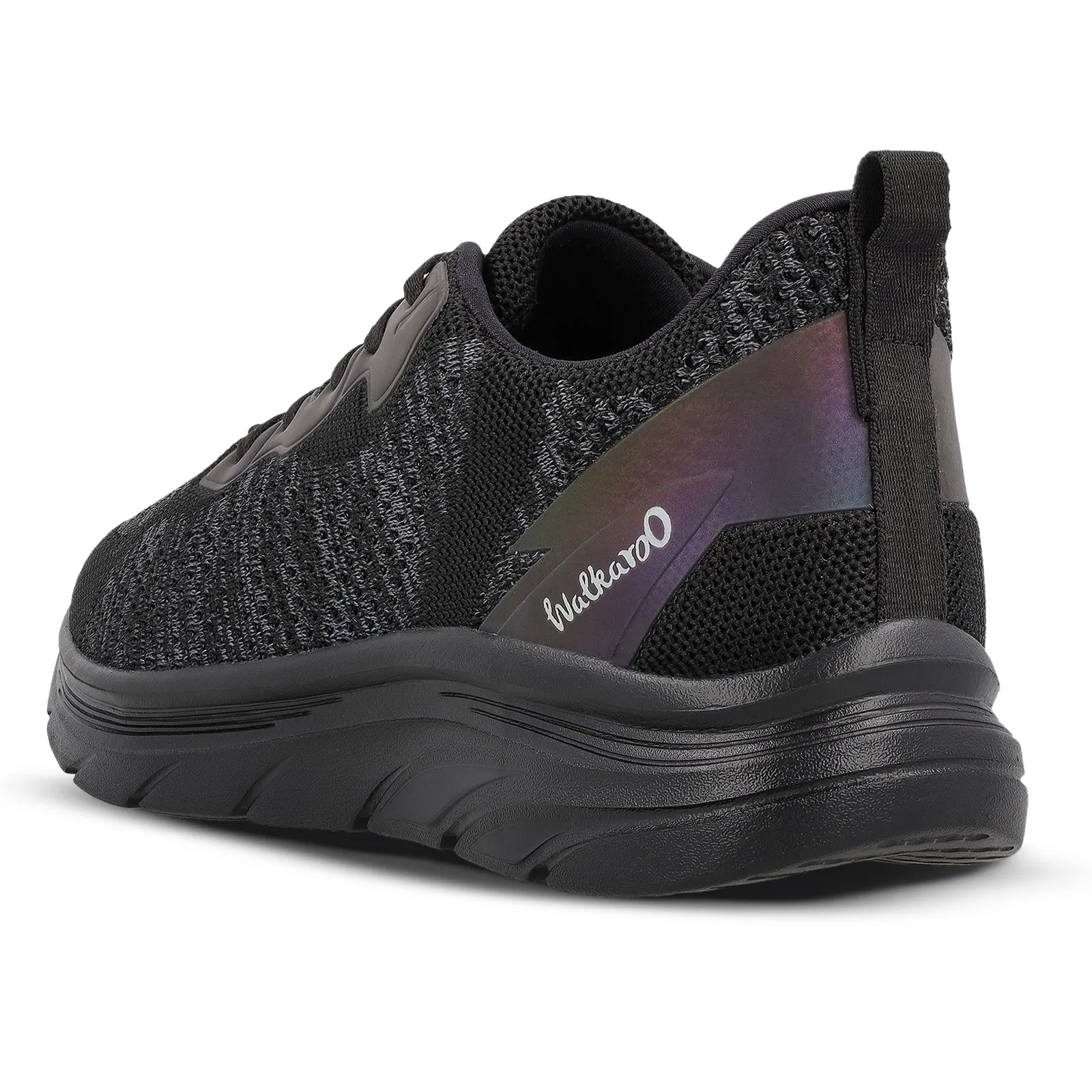 Men's Lace-up Walking Shoe - WS9566 Black Black