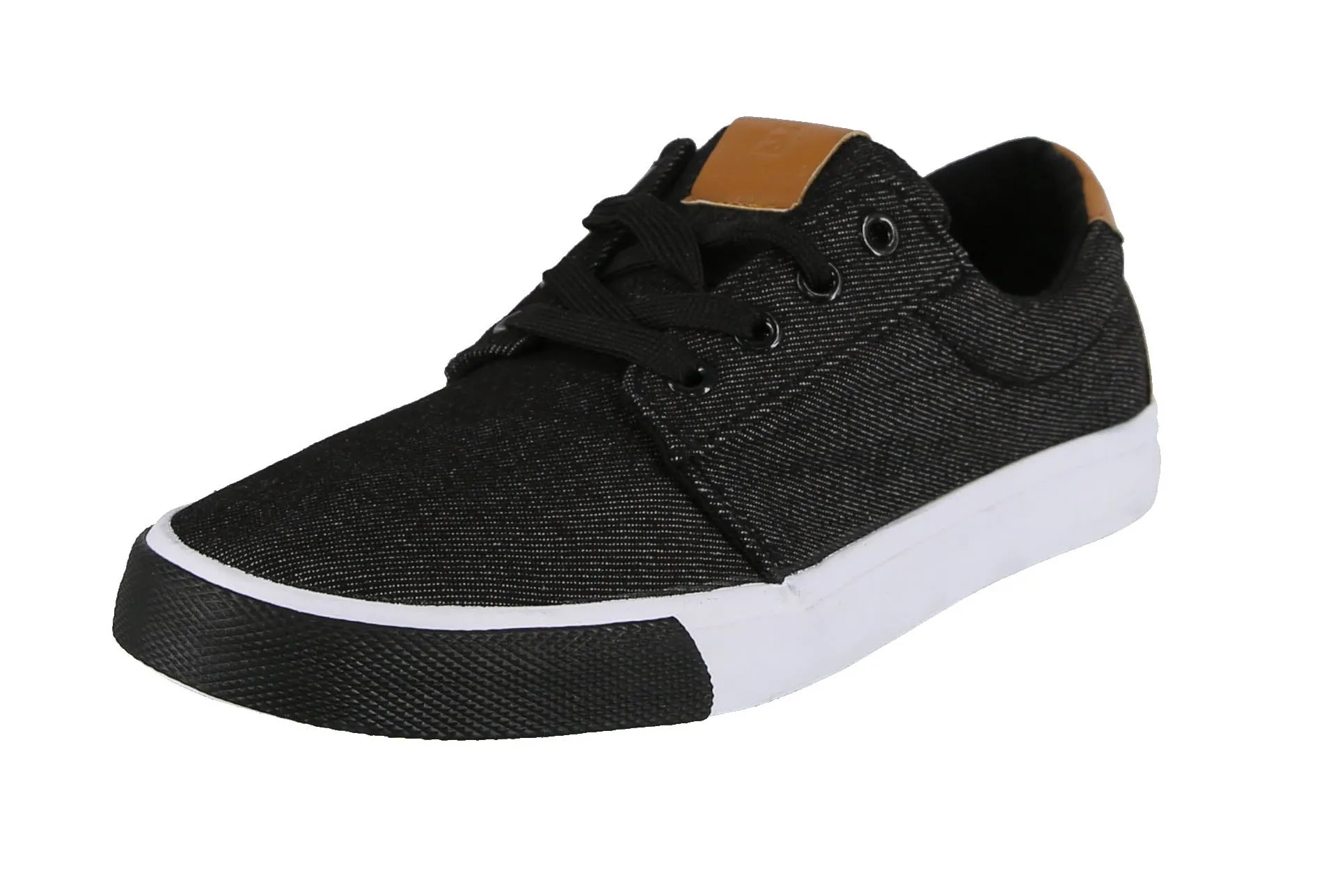 MEN'S SHOES BLACK DENIM CANVAS 739LM