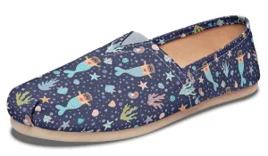 Mermaid Pug Casual Shoes