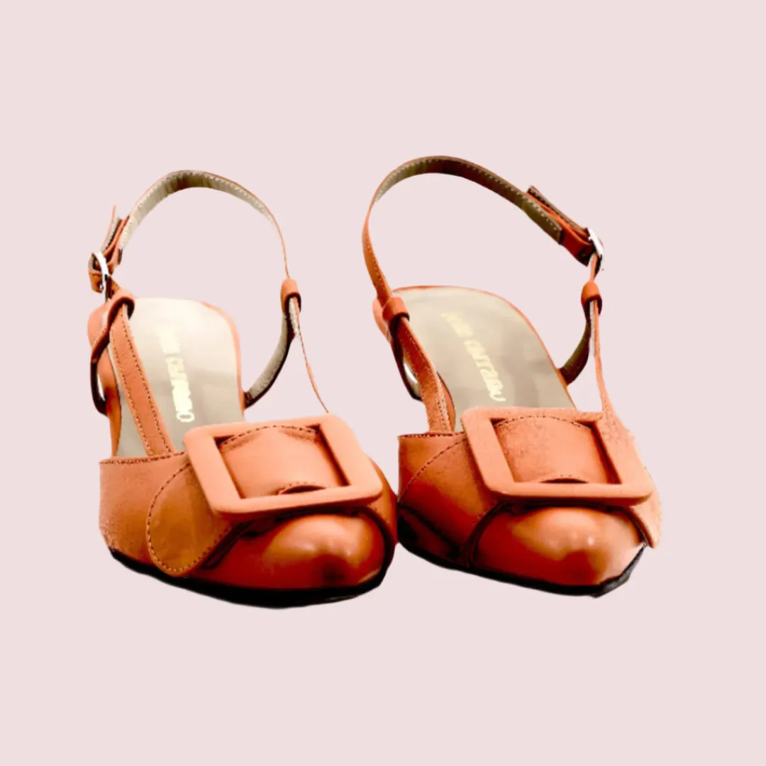 MIA LEATHER ORANGE