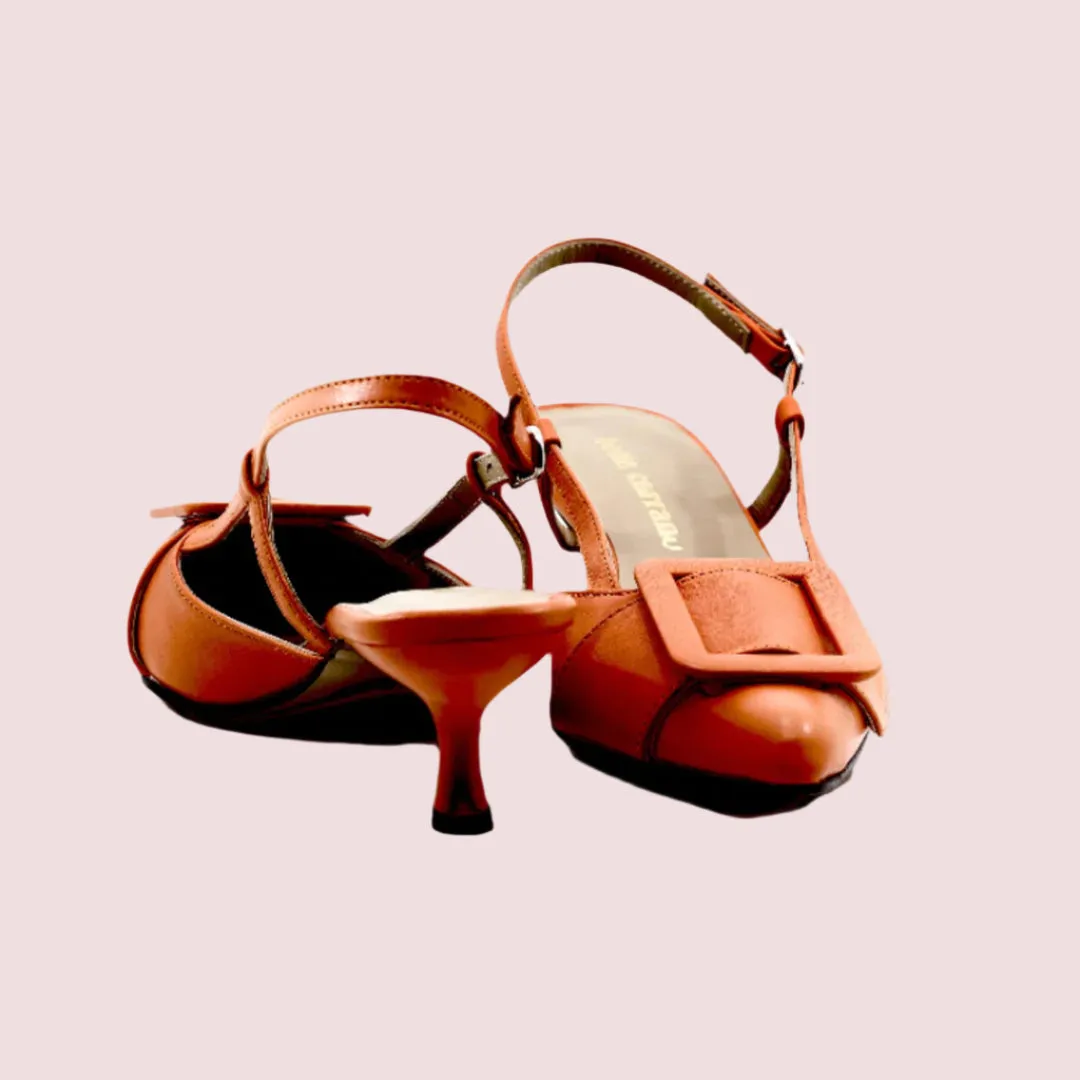 MIA LEATHER ORANGE