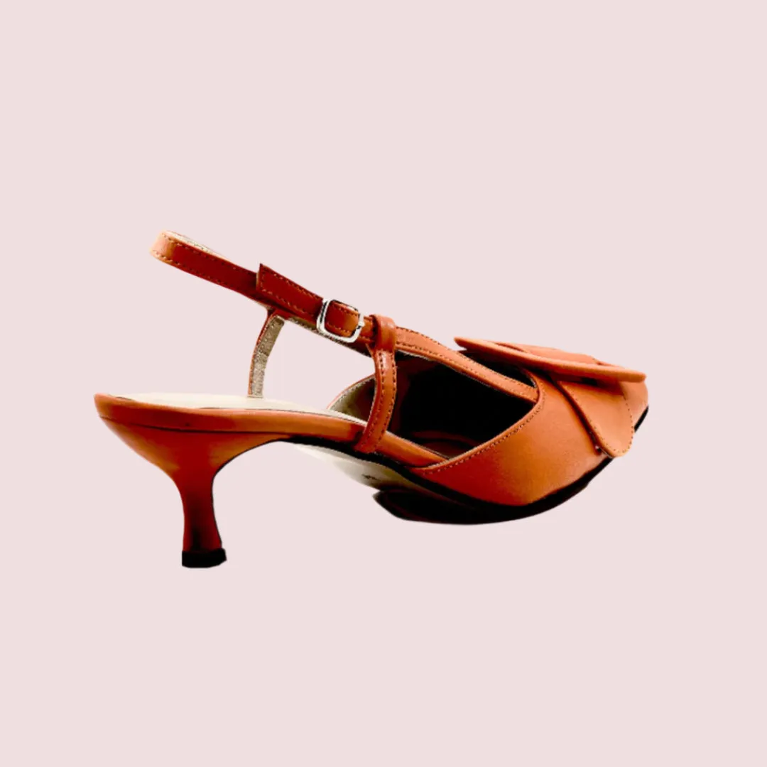 MIA LEATHER ORANGE