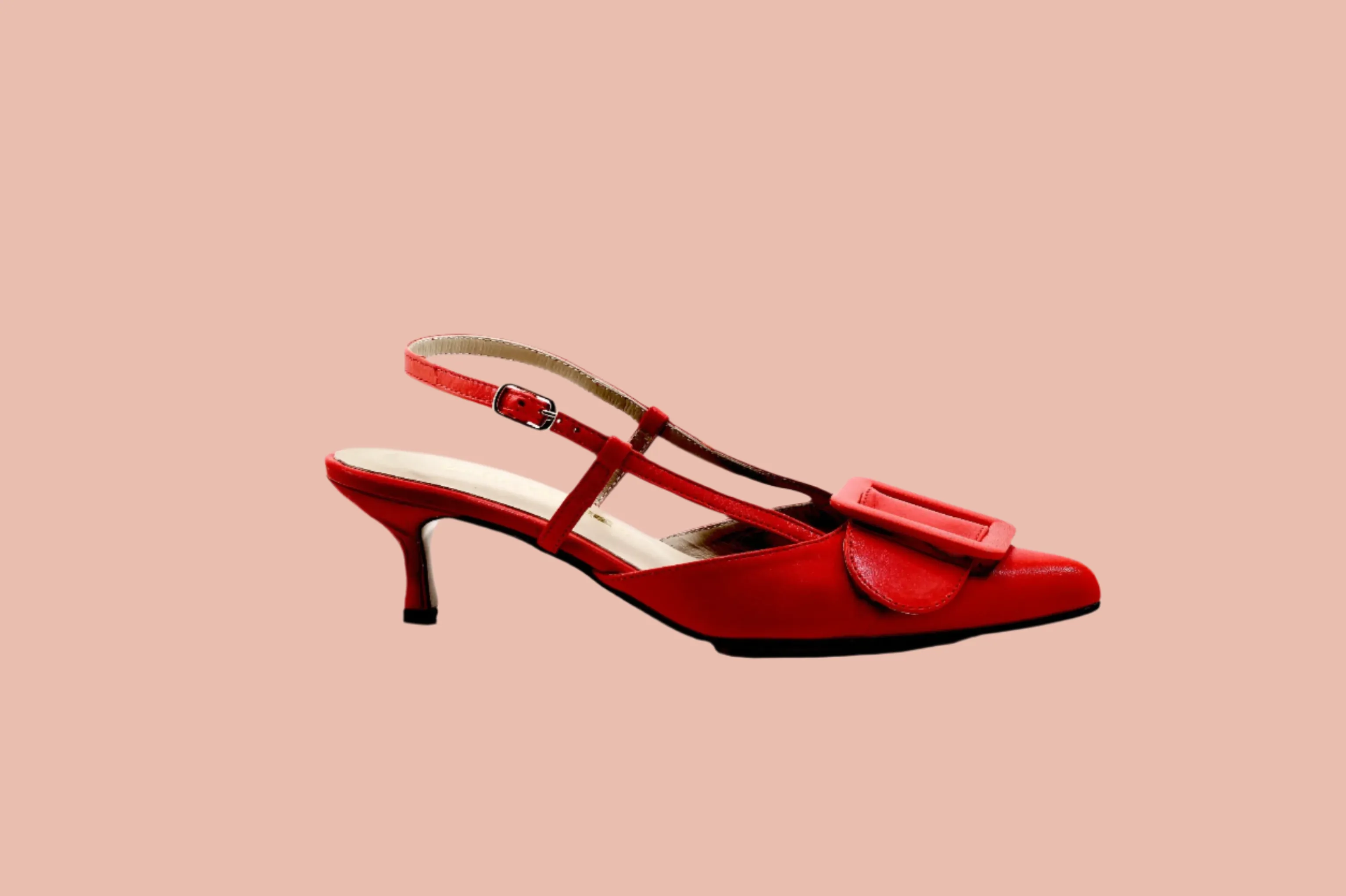 MIA LEATHER RED