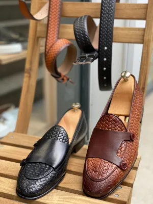 Morris Custom Made Combed Leather Loafer (2 Colors)