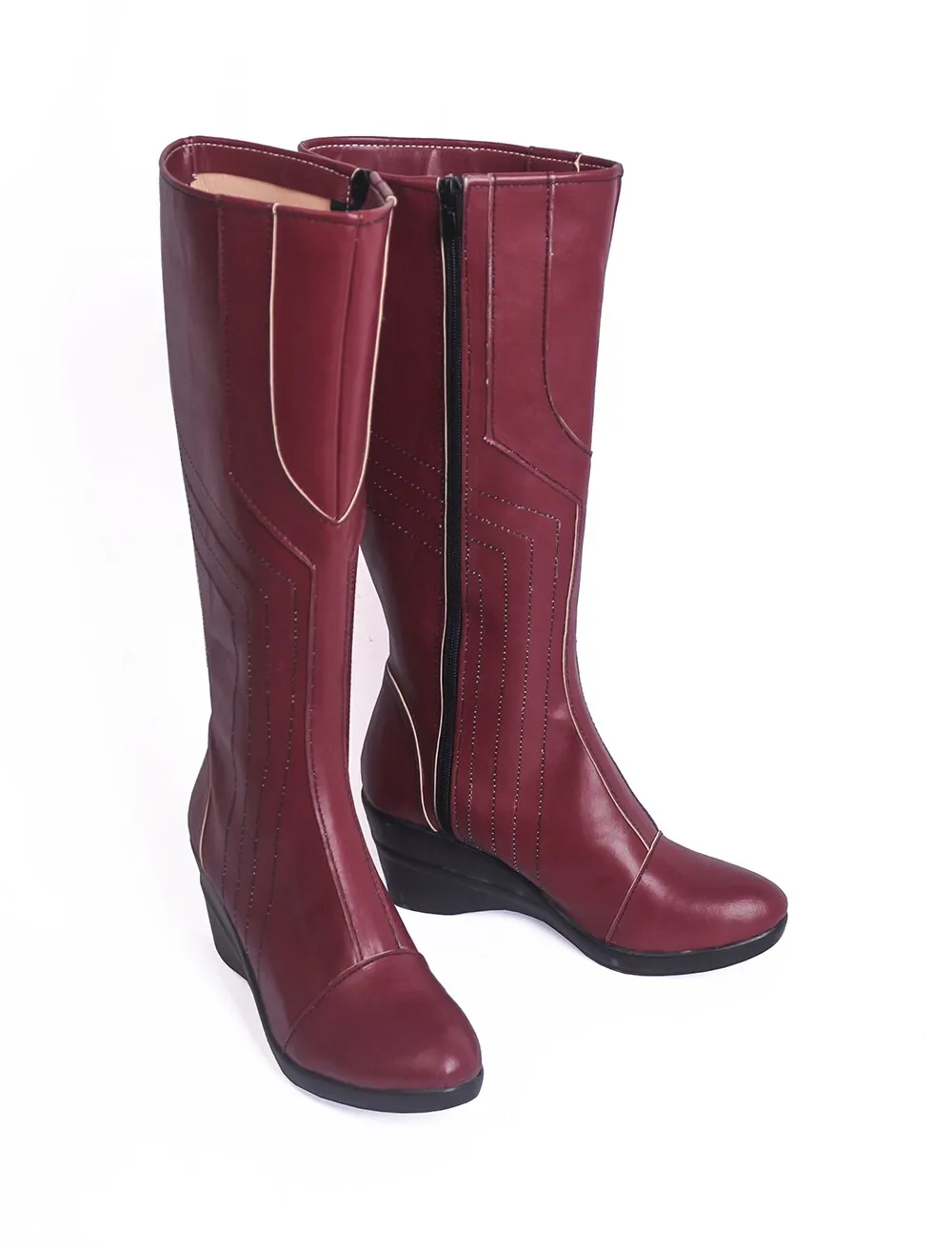 Nebulala Cosplay Boots Knee-high Cosplay Shoes Nebulala Red Boots Cosplay Custom Made