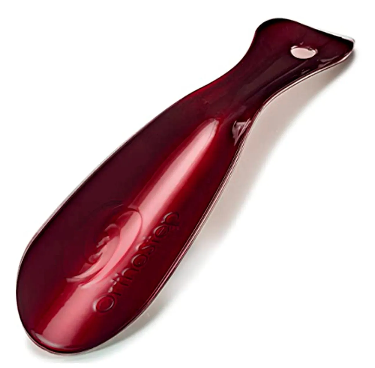 OrthoStep Metal Shoe Horn 7.5 inch - Made in the USA Color Cherry Red