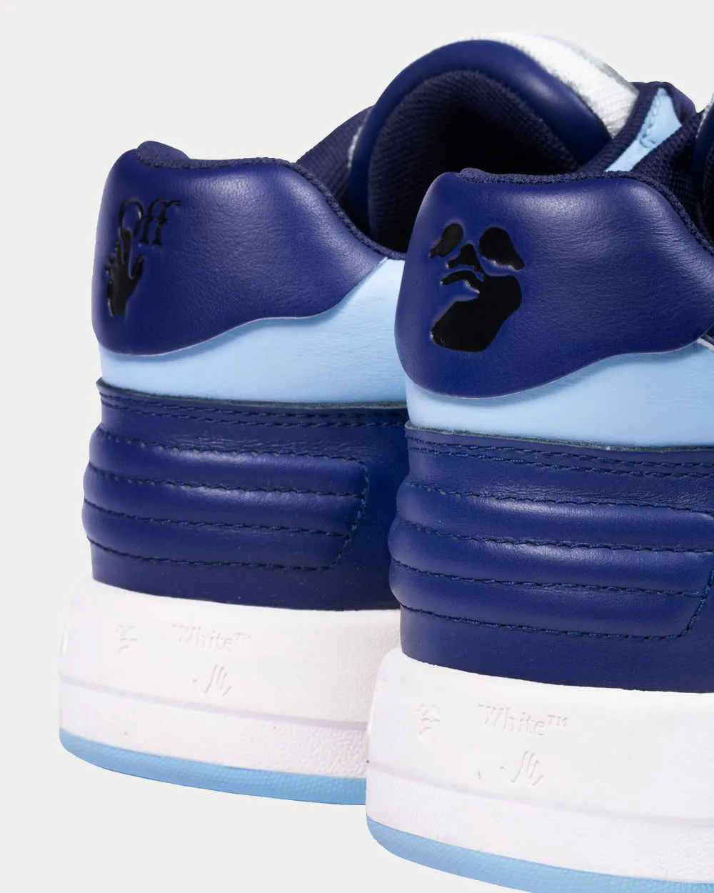 OUT OF OFFICE "OOO" Light Blue Low Top Sneakers