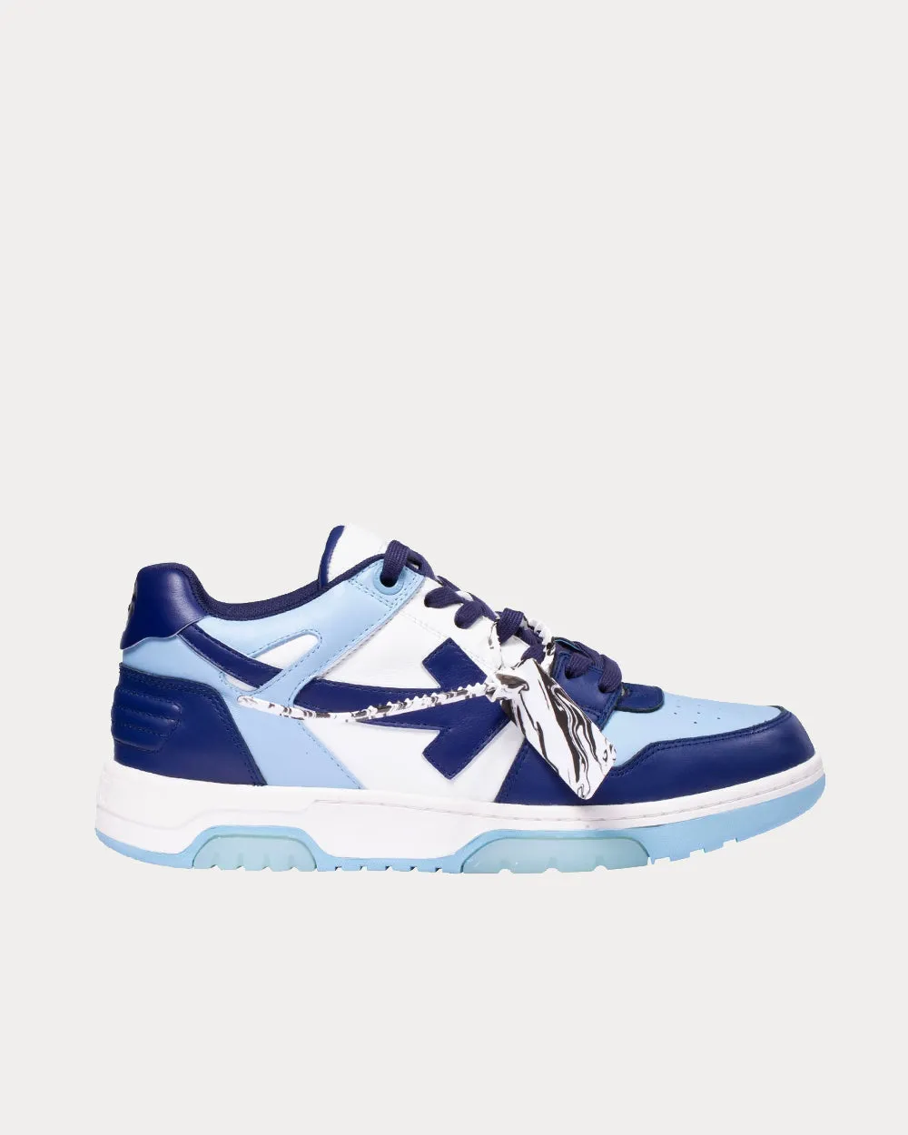 OUT OF OFFICE "OOO" Light Blue Low Top Sneakers