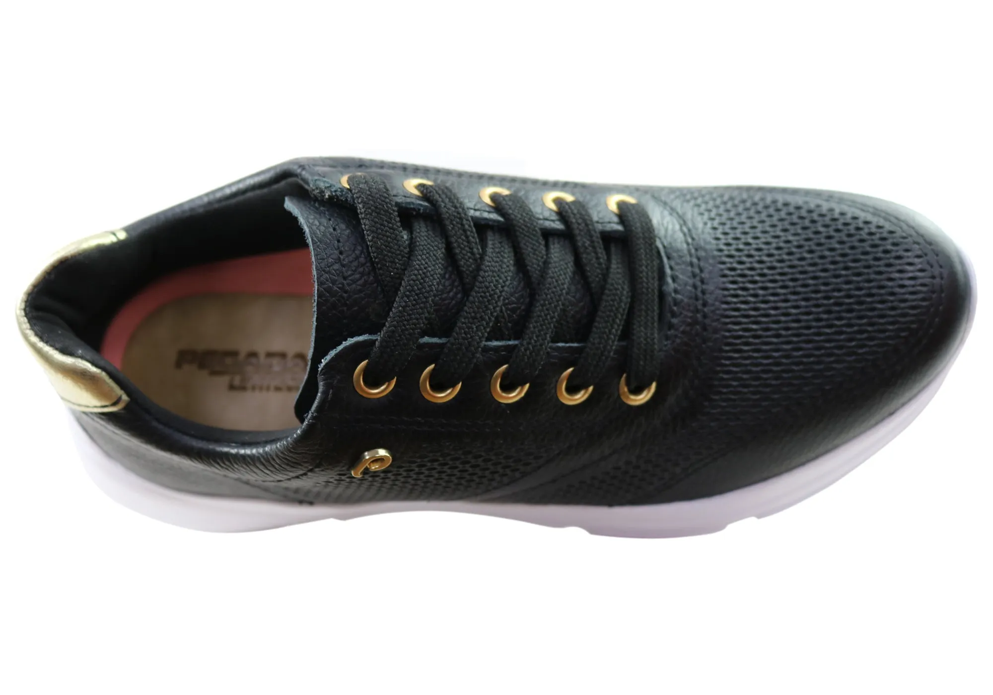 Pegada Melinda Womens Comfort Leather Casual Shoes Made In Brazil