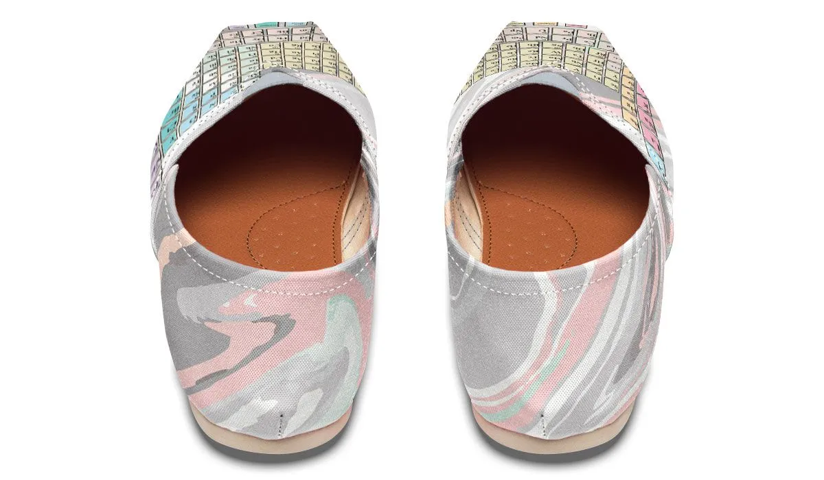 Periodic Table Marble Casual Shoes