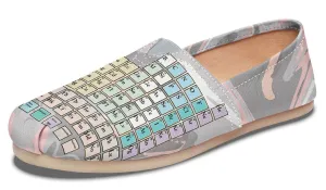 Periodic Table Marble Casual Shoes