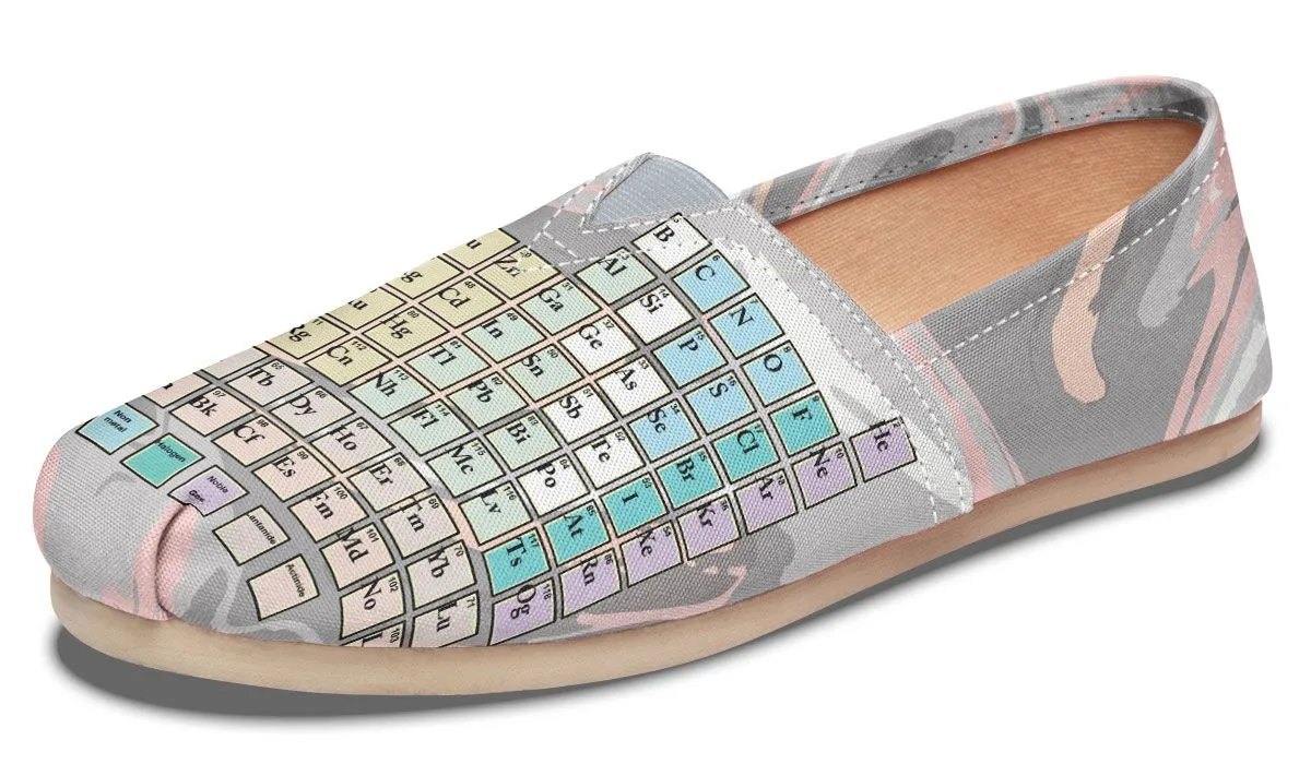 Periodic Table Marble Casual Shoes