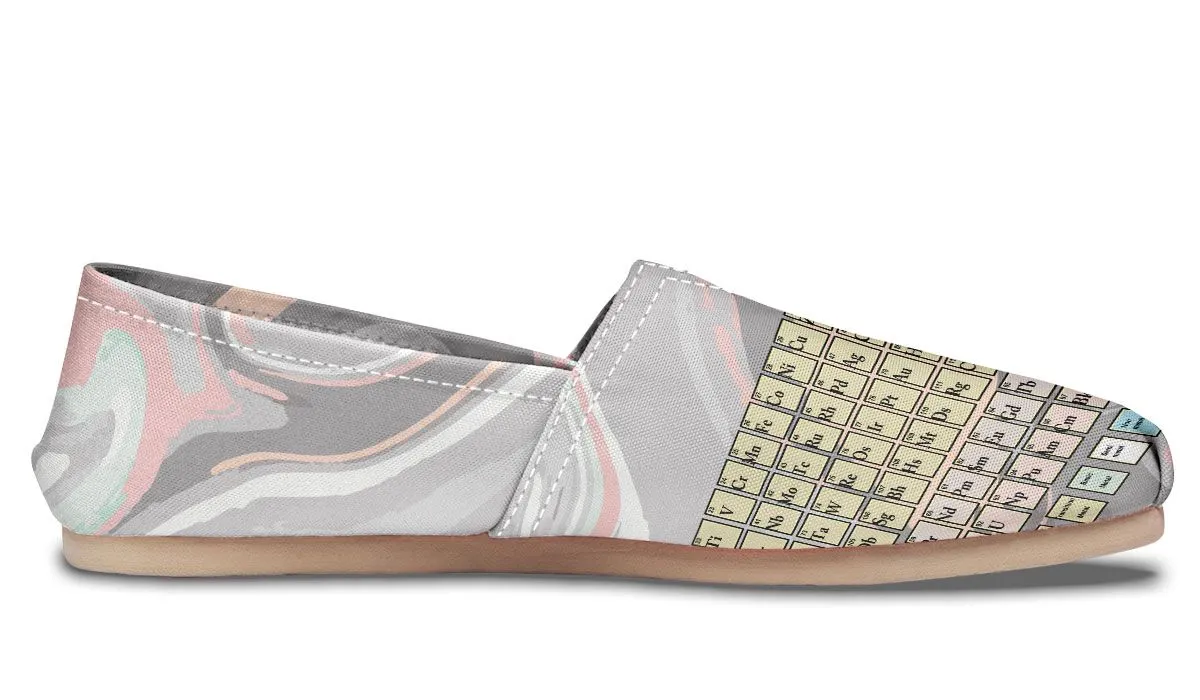 Periodic Table Marble Casual Shoes