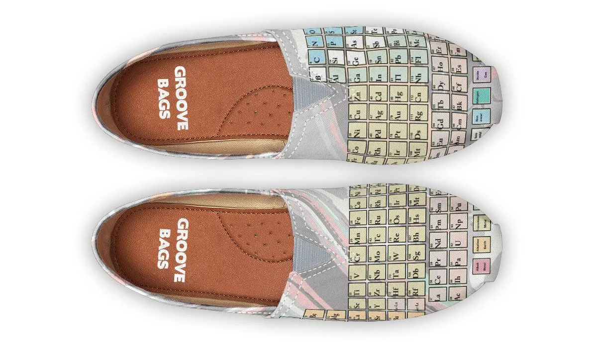Periodic Table Marble Casual Shoes
