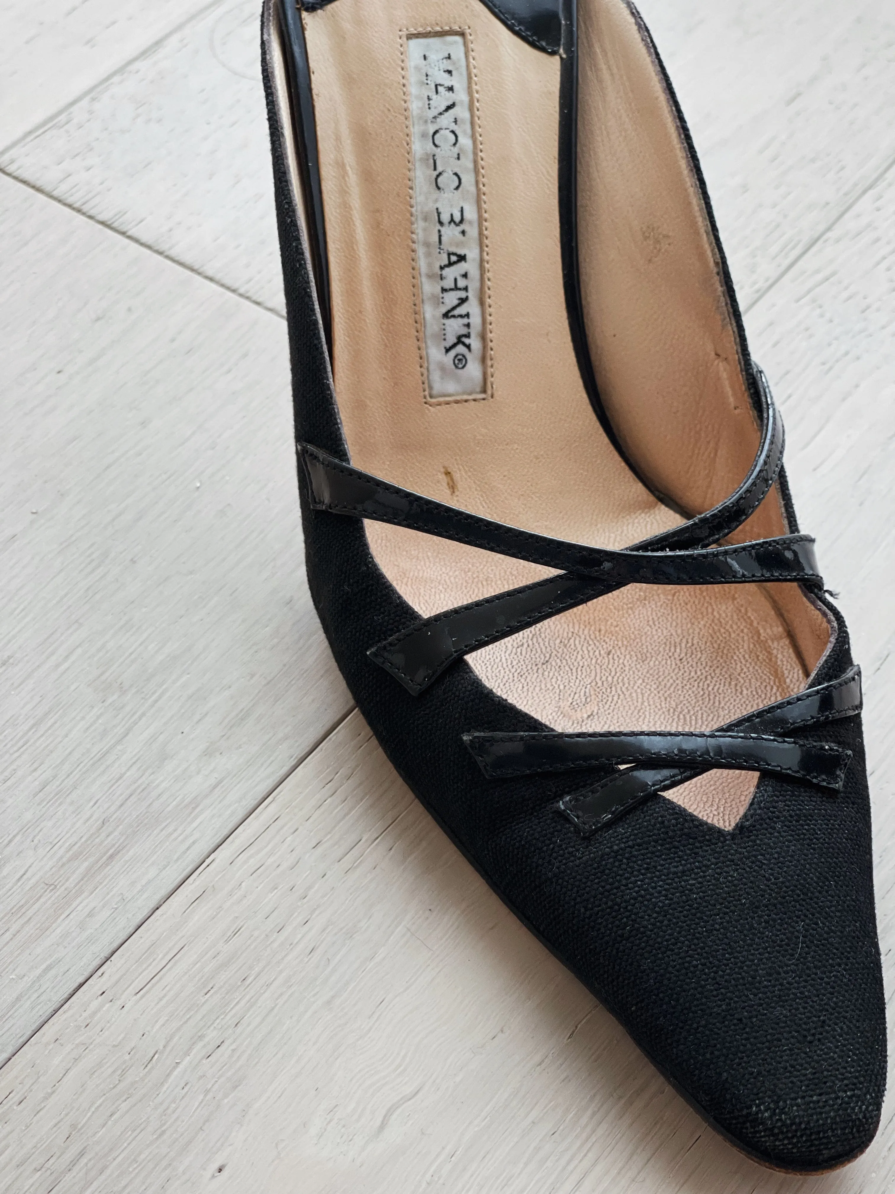 Pointed Strappy Mules