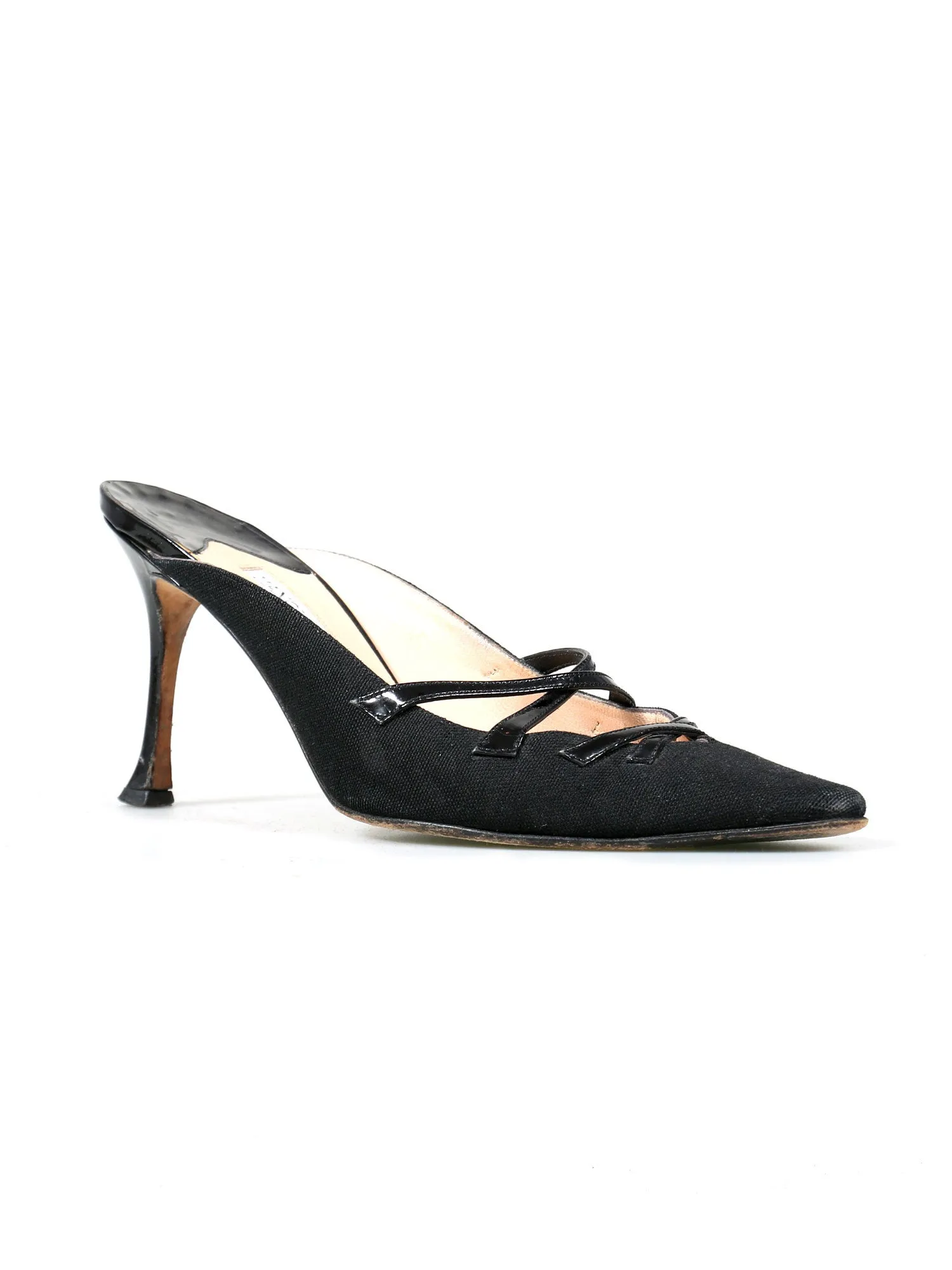 Pointed Strappy Mules