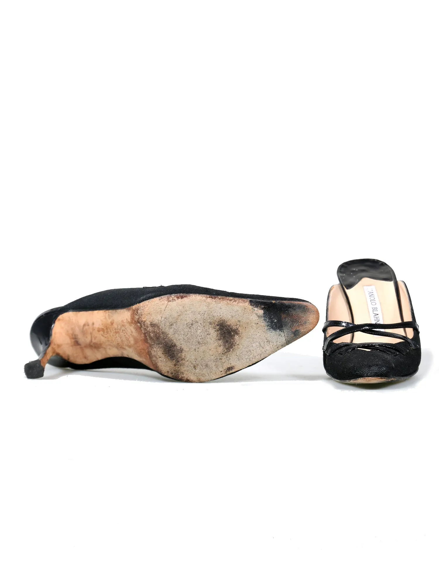 Pointed Strappy Mules
