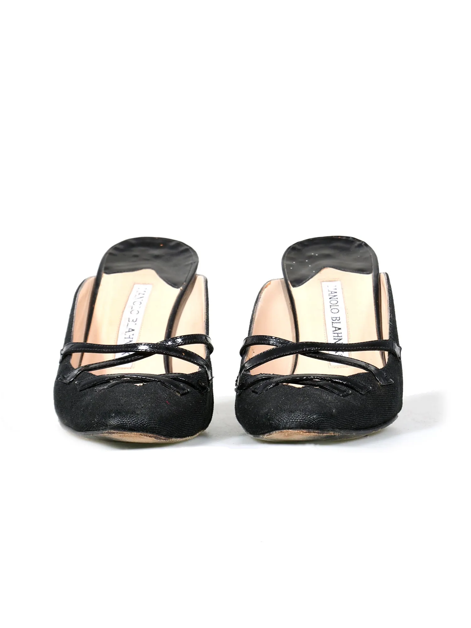 Pointed Strappy Mules