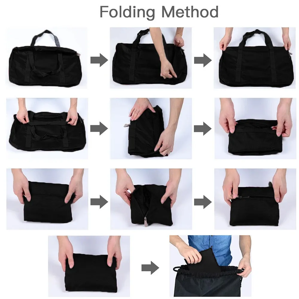 Repton Fitness Gears Premium Foldable Gym Duffle Bag | Barrel Bag with Integrated Shoe Compartment - A Professional Travel and Workout Companion for Organized, Active Lifestyles