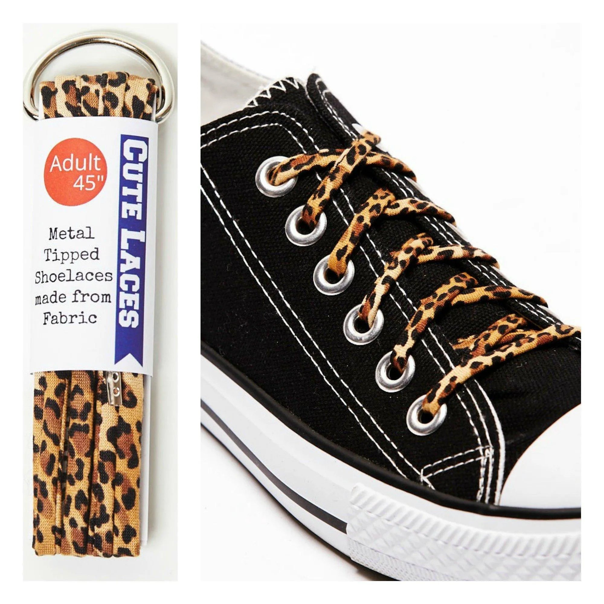 Shoelaces | Leopard Print