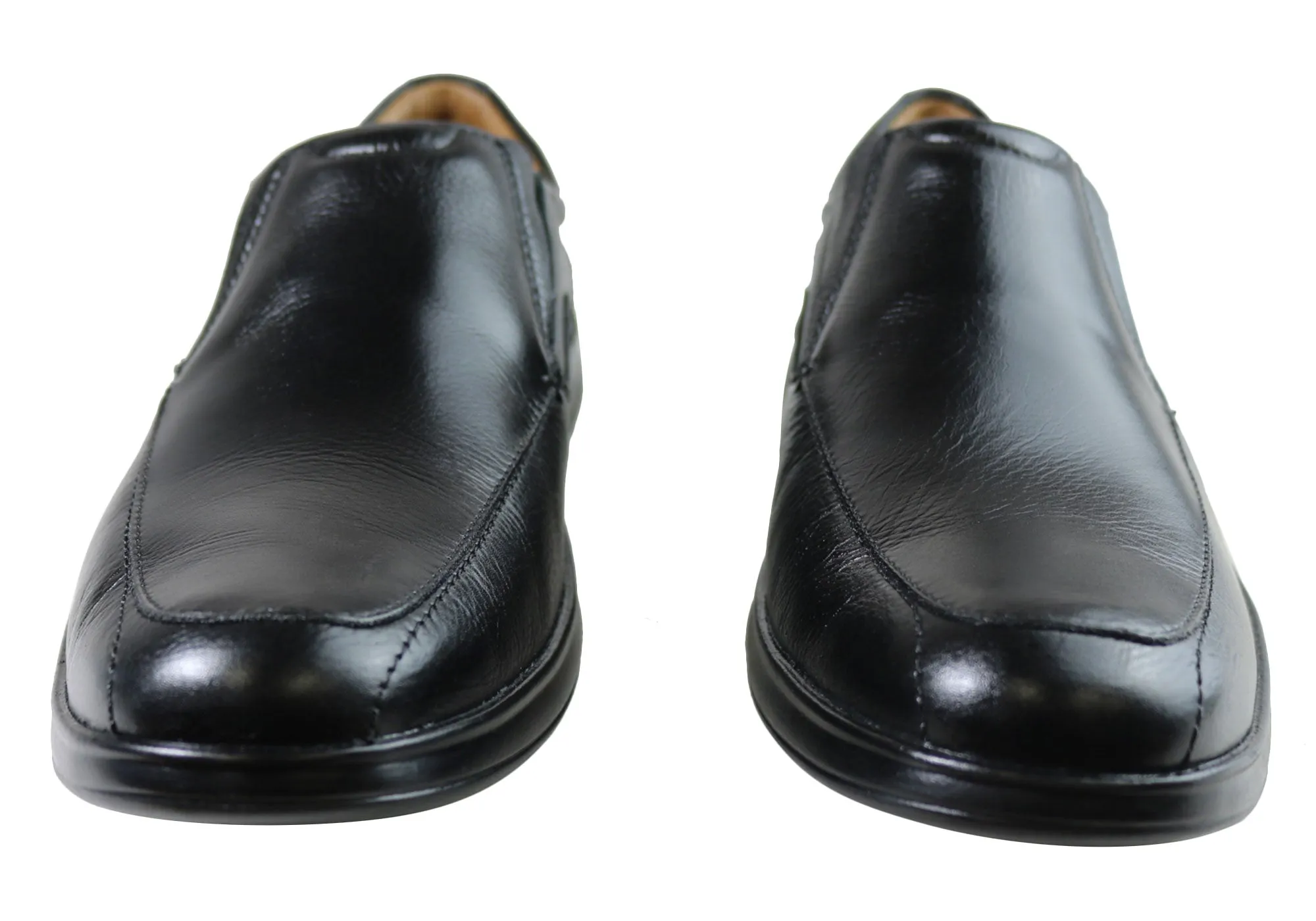 Sollu Loxwood Mens Leather Slip On Comfort Shoes Made In Brazil