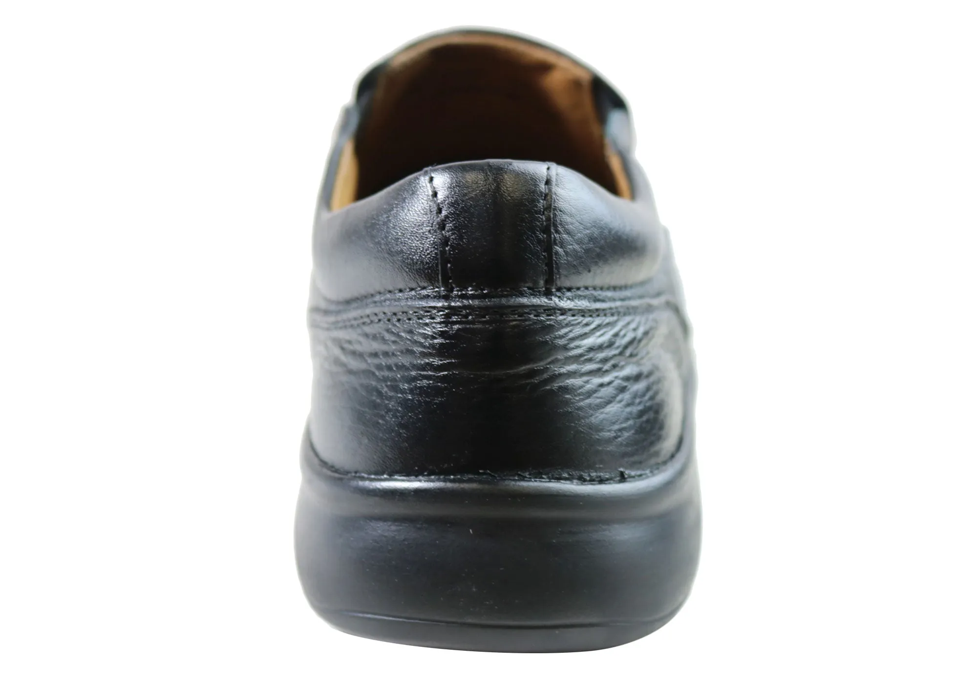 Sollu Loxwood Mens Leather Slip On Comfort Shoes Made In Brazil