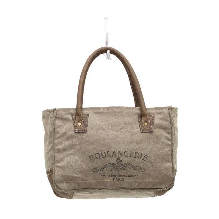 Star on Canvas Bag