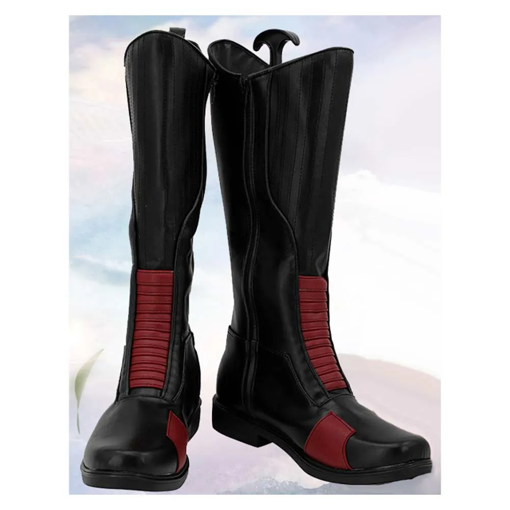 The Flash Barry Allen Cosplay Shoes Boots Halloween Costumes Accessory Custom Made