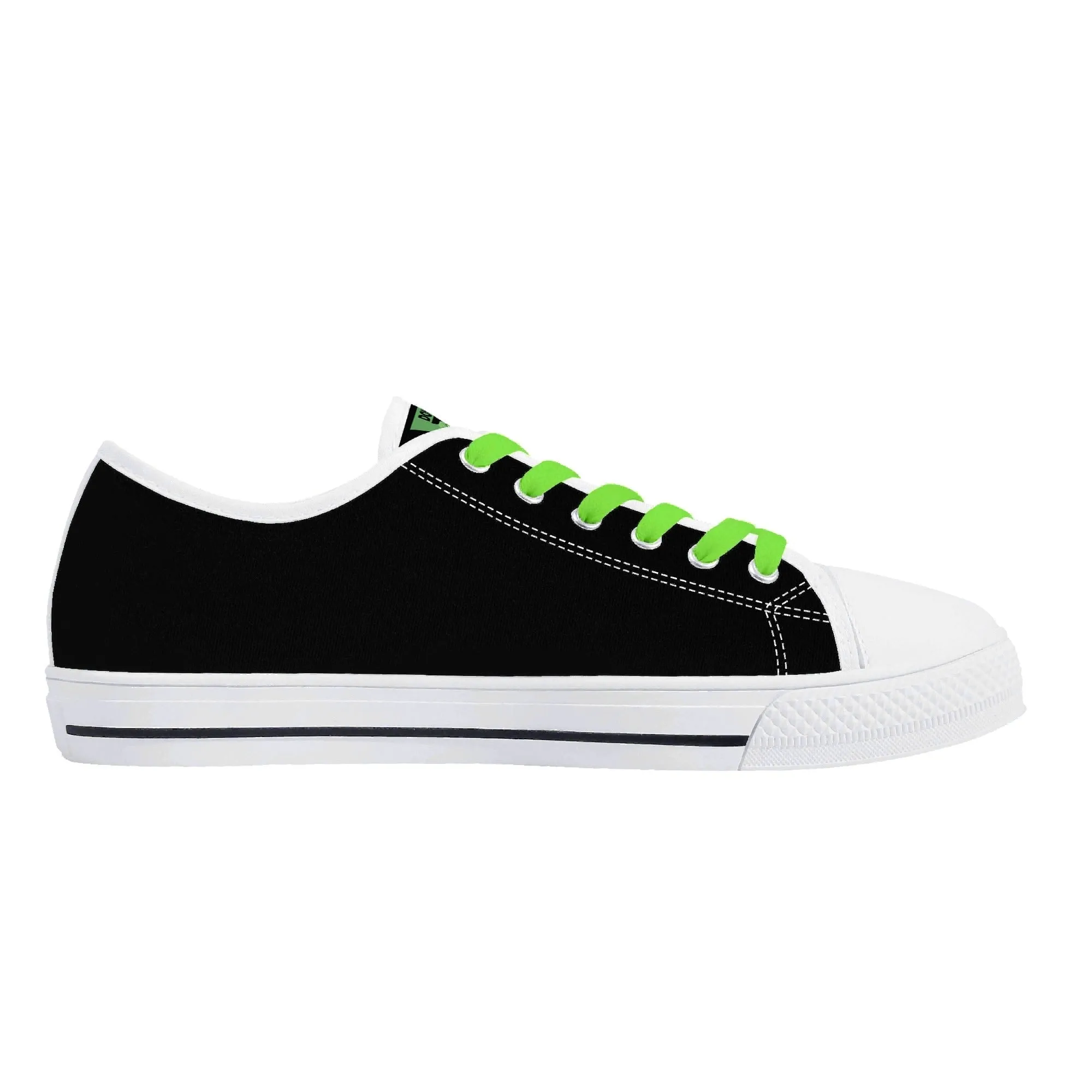 Turtles Mens Low Top Canvas Shoes - Customized Tongue