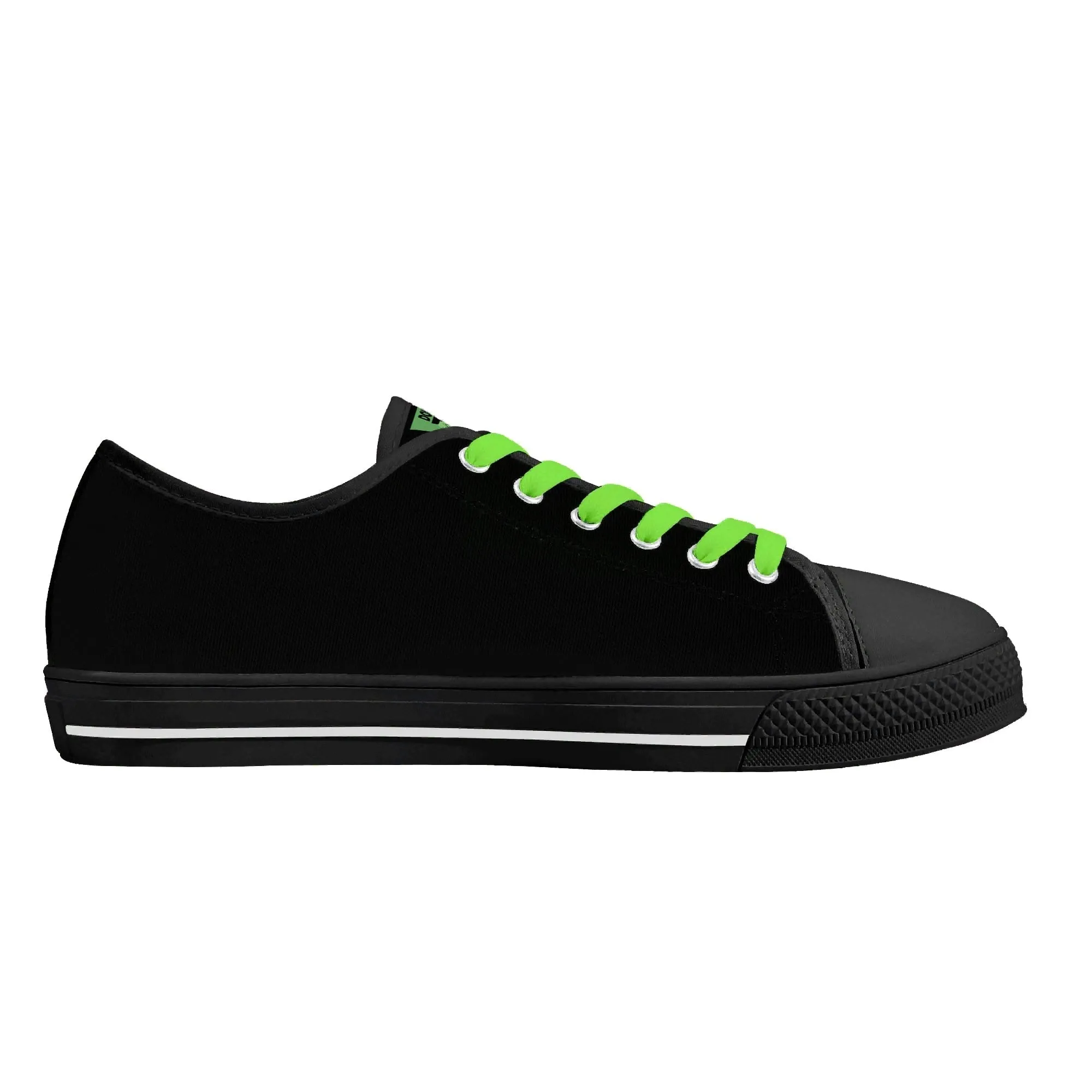 Turtles Mens Low Top Canvas Shoes - Customized Tongue