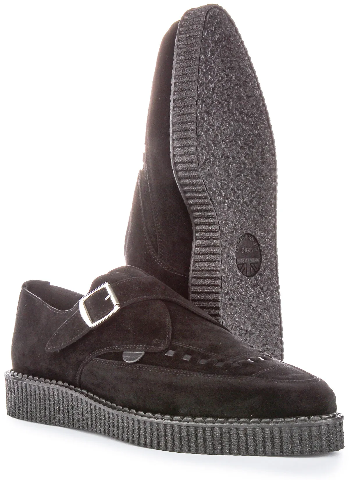 Underground Apollo In Black Suede | Made In England