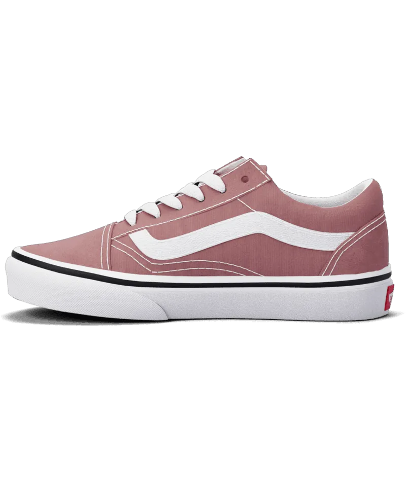 VANS Youth Old Skool Shoes Colour Theory Withered Rose