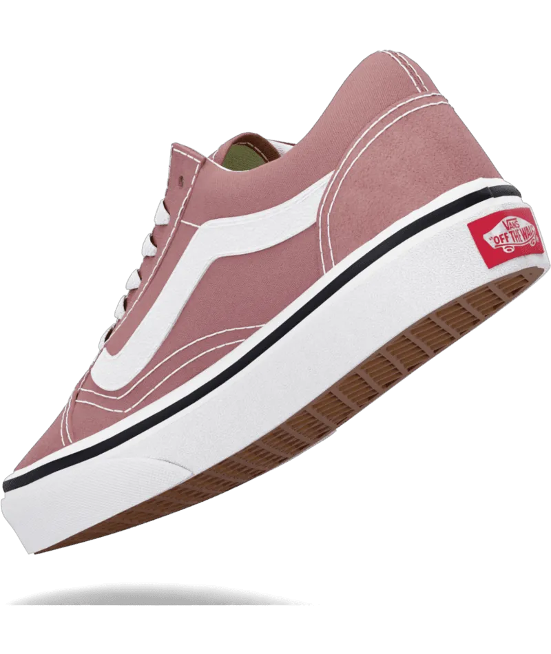 VANS Youth Old Skool Shoes Colour Theory Withered Rose
