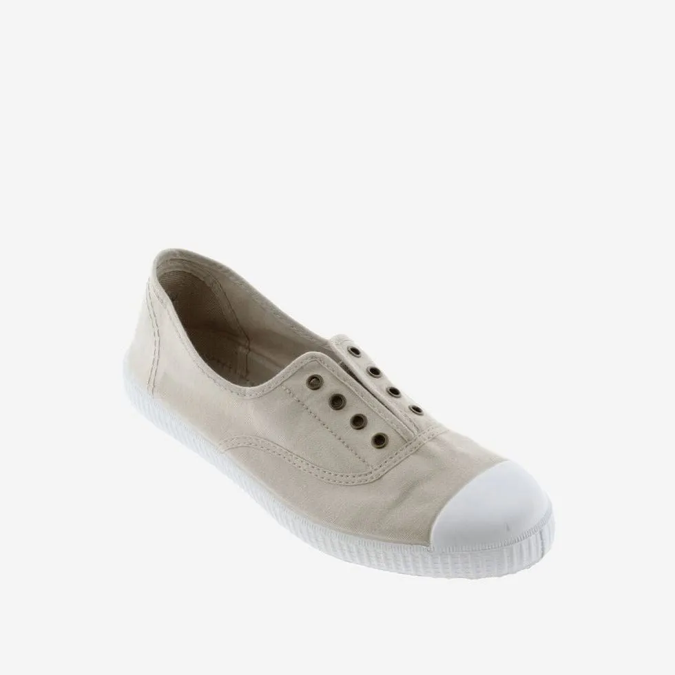 Victoria 1915 Inglesa Drec® Canvas Elastic Plimsoll in Drec Hielo