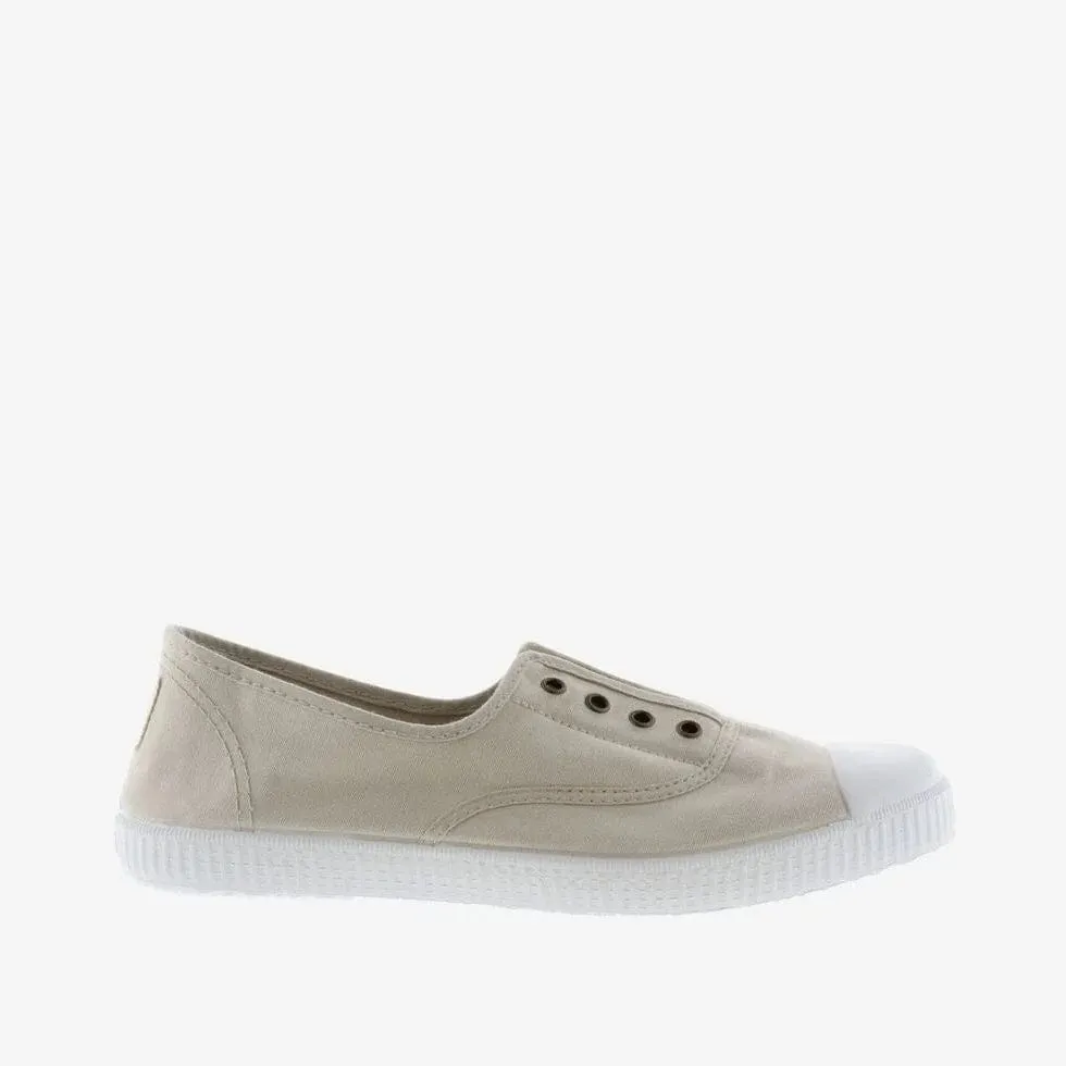 Victoria 1915 Inglesa Drec® Canvas Elastic Plimsoll in Drec Hielo