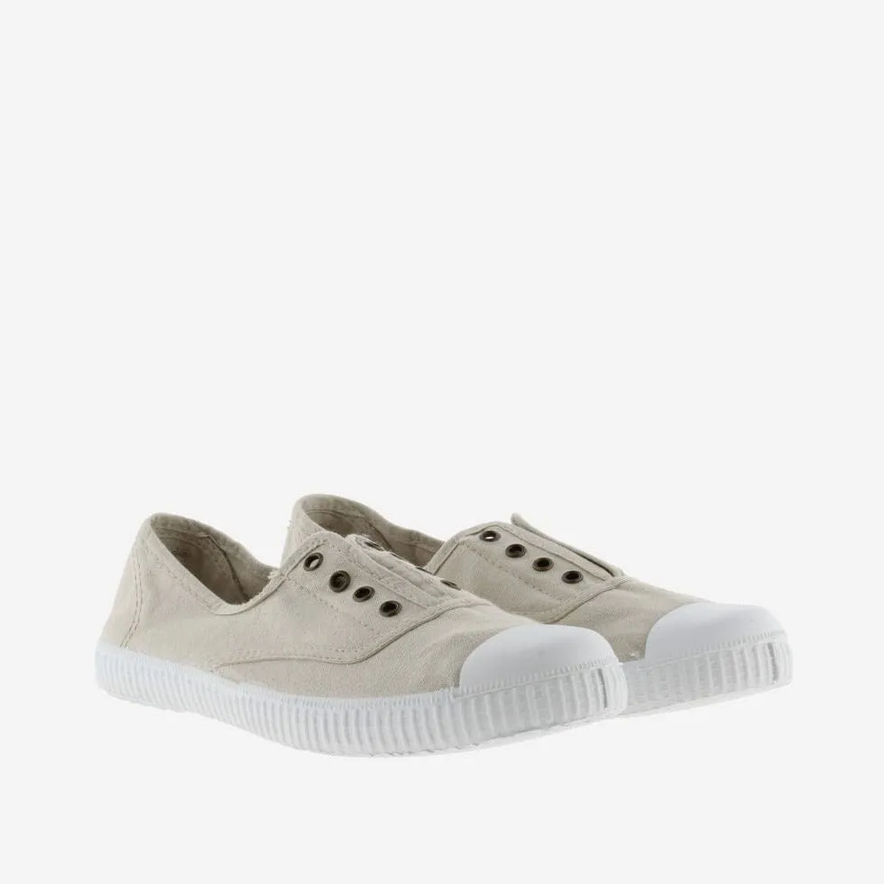 Victoria 1915 Inglesa Drec® Canvas Elastic Plimsoll in Drec Hielo
