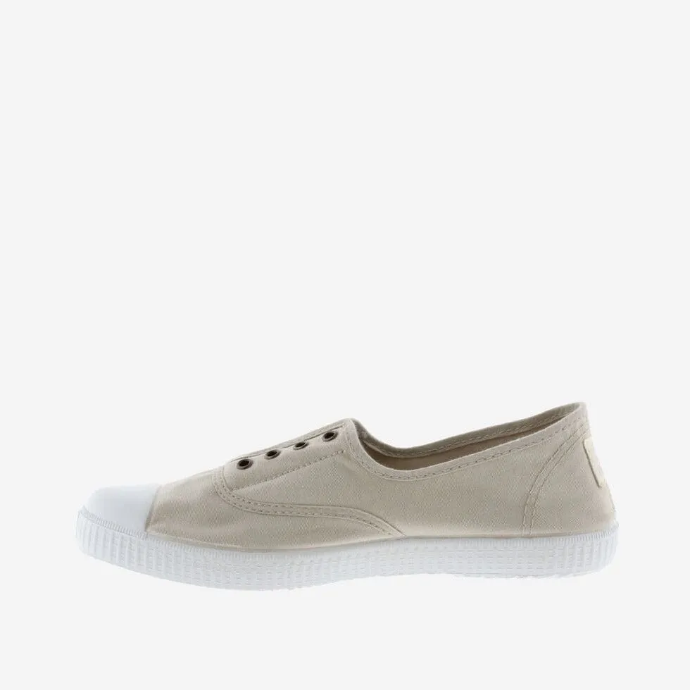 Victoria 1915 Inglesa Drec® Canvas Elastic Plimsoll in Drec Hielo