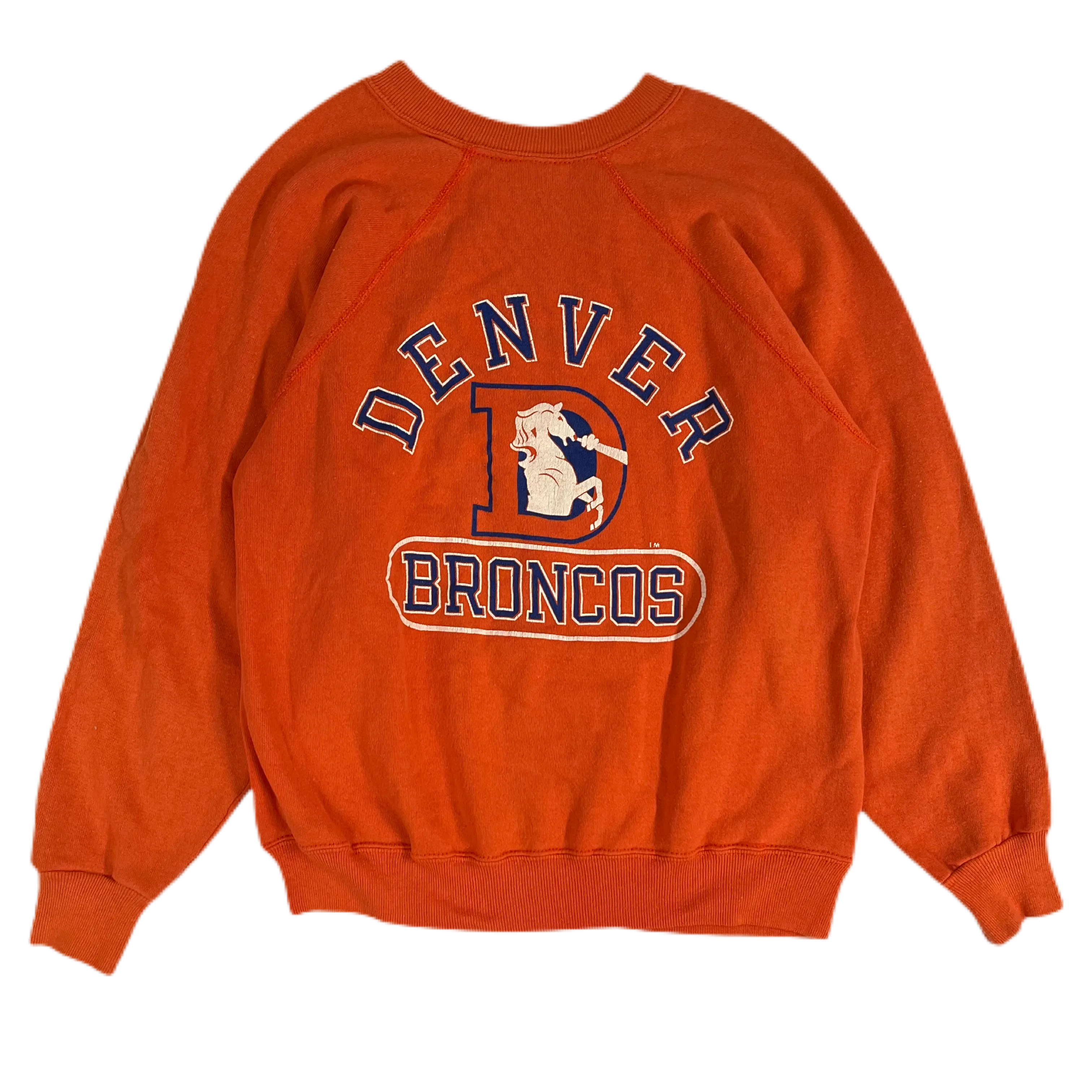 Vintage Denver Broncos "Champion" Raglan Sweatshirt