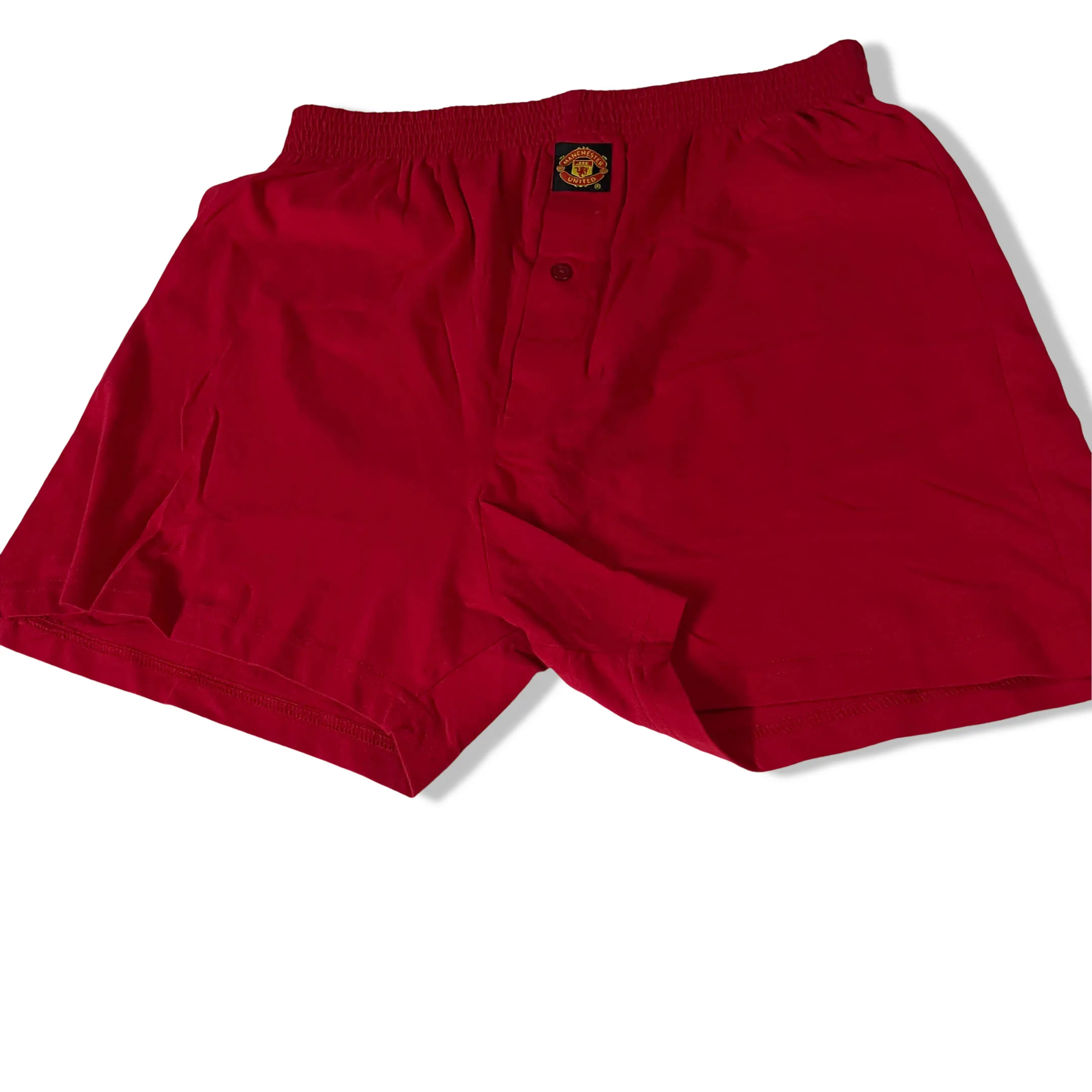 Vintage St Bernard Manchester united FC men's red short in M|W 32-35| SKU 3800
