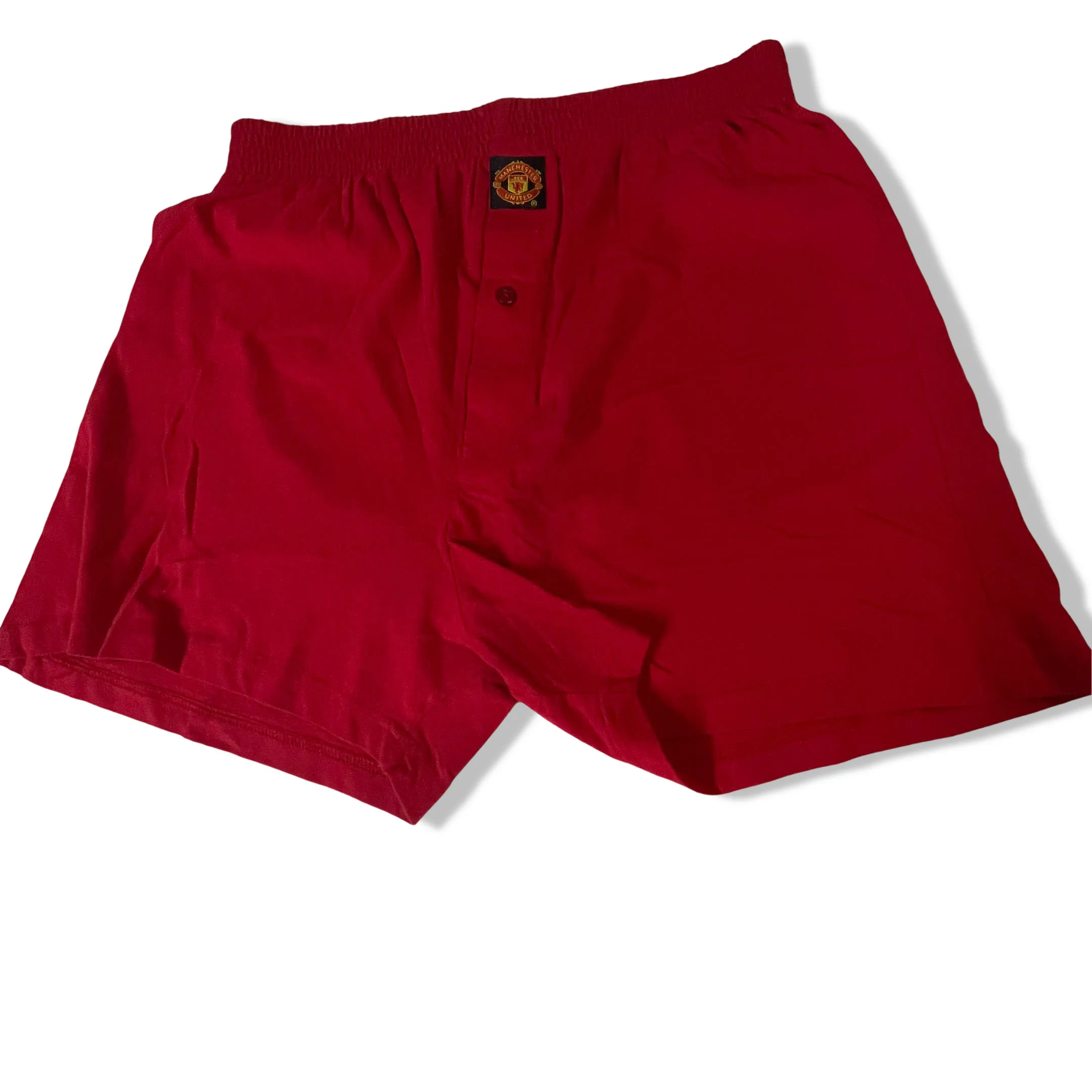 Vintage St Bernard Manchester united FC men's red short in M|W 32-35| SKU 3800