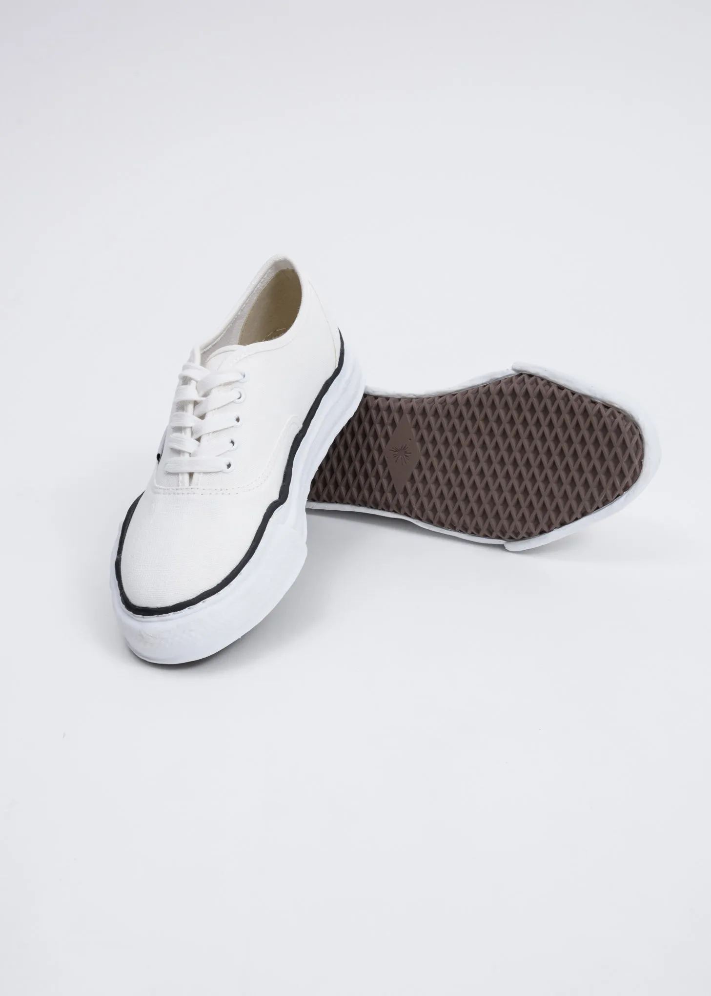 White Canvas Original Sole Sneaker